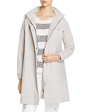 Eileen Fisher Hooded Stand Collar Jacket