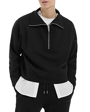 The Kooples Stand Collar Sweatshirt