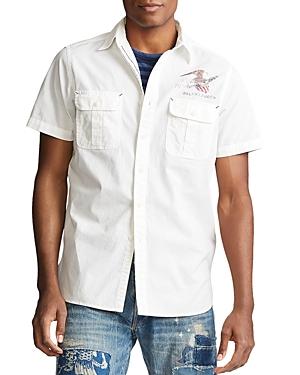 Polo Ralph Lauren Vintage Americana Classic Fit Chambray Short Sleeve Button-down Shirt