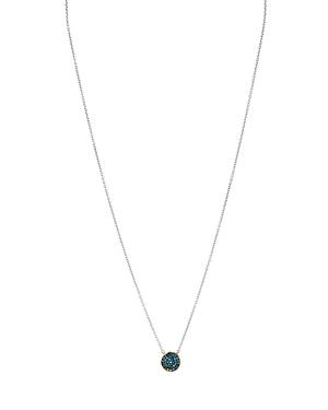 Bloomingdale's Marc & Marcella Diamond Pendant Necklace In Sterling Silver & 14k Gold-plated Sterling Silver, 0.27 Ct. T.w, 17 - 100% Exclusive