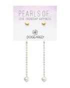 Dogeared Cultured Freshwater Pearl Front-back Earrings