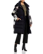 Jason Wu Plaid Combo Puffer Coat