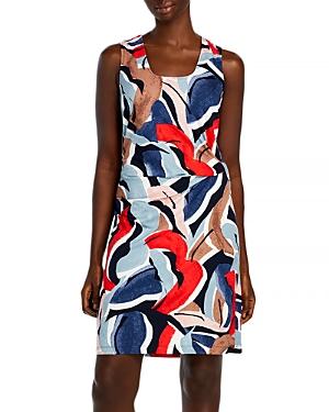 Nic + Zoe Plus Americana Graphic Print Dress