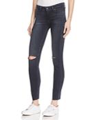 Paige Verdugo Ankle Skinny Jeans In Kaleea Destructed