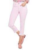 Nydj Ami Skinny Capri Jeans In Orchid Pink