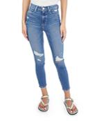 Paige Margot Cropped Skinny Jeans In Baazar Destructed