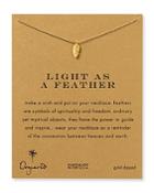 Dogeared Light As A Feather Necklace, 18