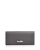 Longchamp Roseau Medium Leather Continental Wallet