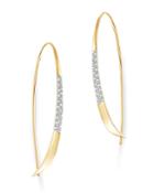 Moon & Meadow Diamond Threader Earrings In 14k Yellow Gold - 100% Exclusive