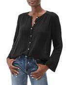 Michael Stars Zia Button Up Top