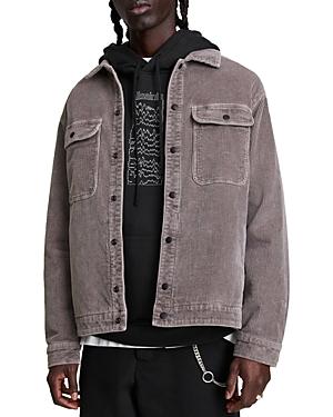 Allsaints Castleford Cotton Blend Corduroy Regular Fit Button Down Shirt