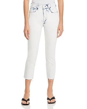 Rag & Bone Nina High Rise Ankle Cigarette Jeans In Half Moon