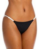 Onia Hannah Color Blocked Bikini Bottom