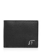 Salvatore Ferragamo Signature Logo Pebbled Leather Bi-fold Wallet