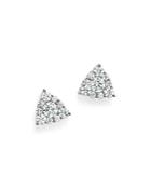 Bloomingdale's Diamond Cluster Stud Earrings In 14k White Gold, .75 Ct. T.w - 100% Exclusive