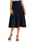 3.1 Phillip Lim Tech Milano Flared Midi Skirt