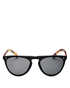 Burberry Vintage Check Flat Top Sunglasses, 60mm