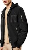 Mackage Mixed-media Bomber Jacket