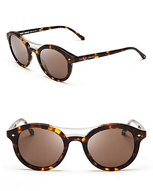 Giorgio Armani Round Top Bar Sunglasses