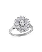 Bloomingdale's Diamond Statement Ring In 14k White Gold, 1.25 Ct. T.w. - 100% Exclusive
