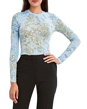 Bcbgmaxazria Printed Long Sleeve Top