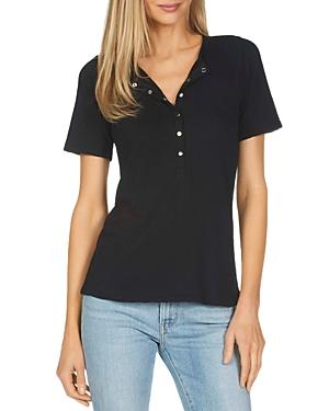 Michael Lauren Brawley Snap Henley Tee