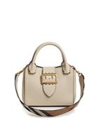 Burberry Buckle Small Leather Satchel