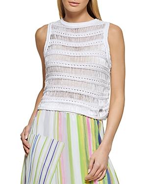 Dkny Open Weave Top