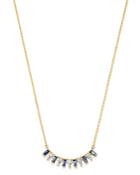 Bloomingdale's 14k Yellow Gold & Diamond & Sapphire Necklace, 16 - 100% Exclusive