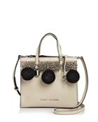 Marc Jacobs The Mini Grind Beads & Poms Leather Crossbody