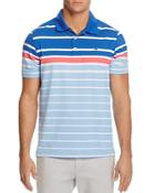 Vineyard Vines O'keefe Engineer Stripe Regular Fit Golf Polo Shirt