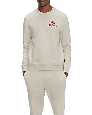 Ted Baker Trophey Cotton Blend Logo Sweatshirt