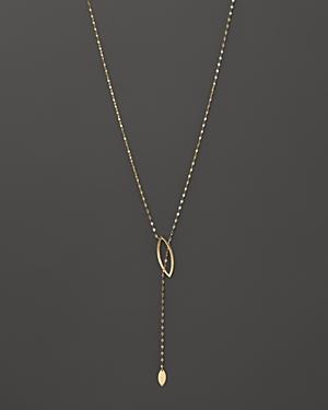 Lana Jewelry 14k Yellow Gold Marquis Lariat Necklace, 20