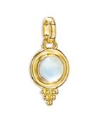 Temple St. Clair 18k Yellow Gold Classic Blue Moonstone & Diamond Pendant