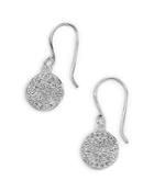Ippolita Sterling Silver Diamond Stardust Mini Flower Drop Earrings