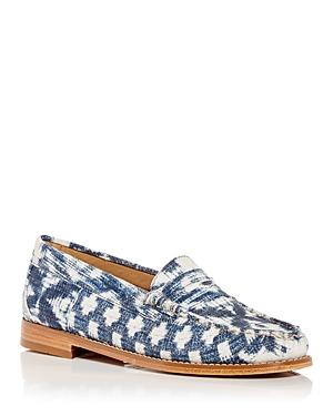 G.h. Bass Originals Women's Batik Print Patchwork Penny Loafers