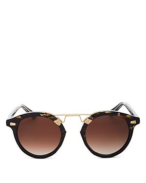 Krewe Unisex St. Louis Ii Round Sunglasses, 48mm