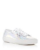 Superga Women's Cotu Classic Hologram Lace Up Sneakers