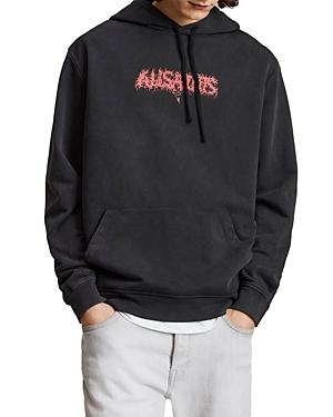 Allsaints Aurocide Cotton Logo Hoodie