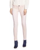 Maje Jaw Skinny Jeans In Nude Pink