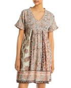 Bila Border Print Dress