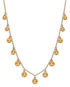 Bloomingdale's Citrine Droplet Statement Necklace In 14k Yellow Gold, 17 - 100% Exclusive