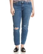 Levi's Plus 311 Shaping Skinny Jeans In Medium Blue