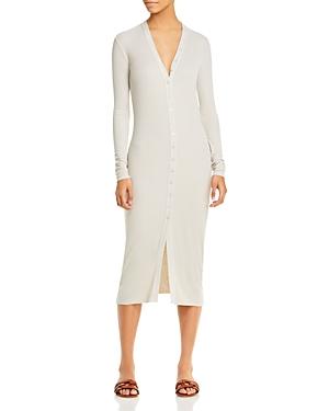 Enza Costa Ribbed Cardigan Dress