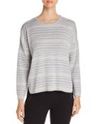 Eileen Fisher Striped Organic Cotton Sweater