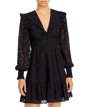 Aqua Extended Shoulder Dress - 100% Exclusive