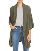 Status By Chenault Textured Cascade Front Cardigan