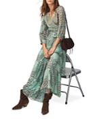 Ba & Sh Oriane Printed Wrap Maxi Dress