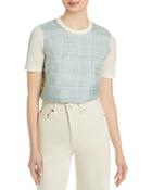 Tory Burch Silk Front Tee