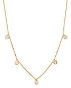Bloomingdale's Diamond Bezel Set Station Necklace In 14k Yellow Gold, 0.50 Ct. T.w. - 100% Exclusive
